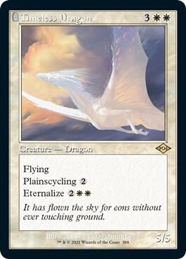 Timeless Dragon (Retro Frame) (Foil Etched), Modern Horizons 2 388