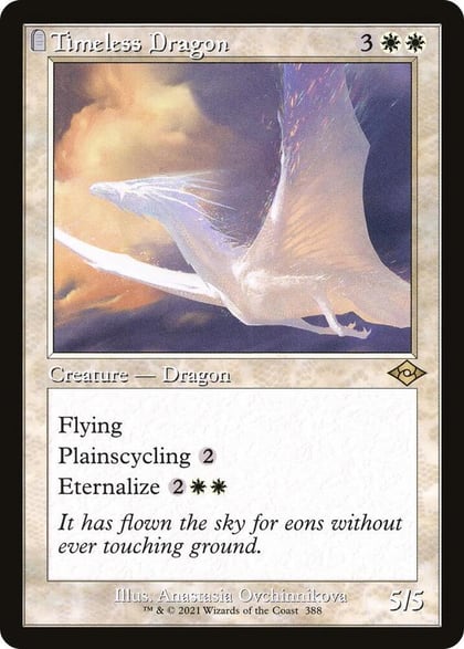 Timeless Dragon (Retro Frame), Modern Horizons 2 388