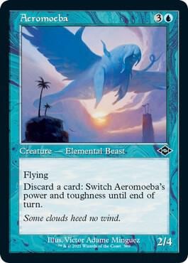 Aeromoeba (Retro Frame) (Foil Etched), Modern Horizons 2 389