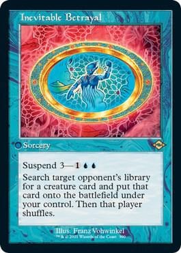 Inevitable Betrayal (Retro Frame) (Foil Etched), Modern Horizons 2 390