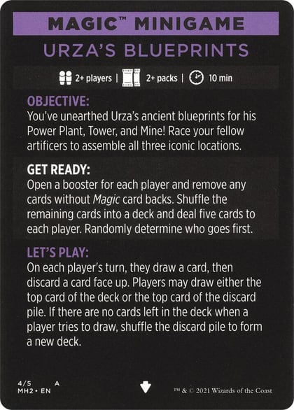 Magic Minigame: Urza's Blueprints, Modern Horizons 2 4