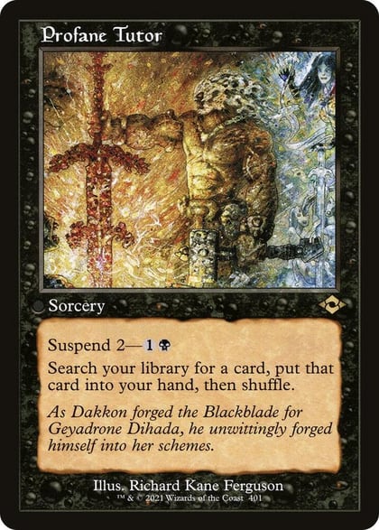 Profane Tutor (Retro Frame), Modern Horizons 2 401