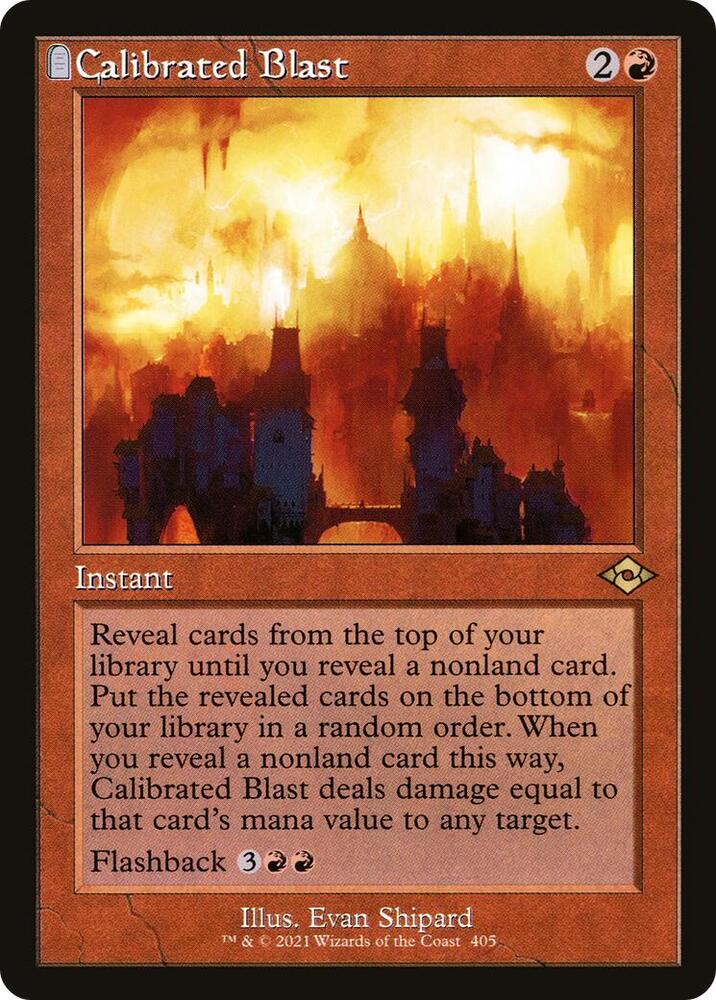 Calibrated Blast (Retro Frame), Modern Horizons 2 405