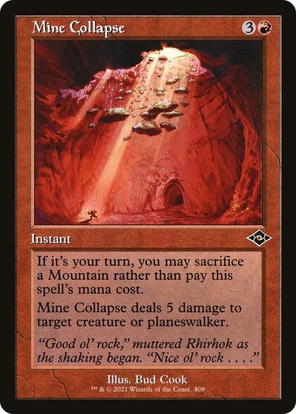 Mine Collapse (Retro Frame), Modern Horizons 2 408