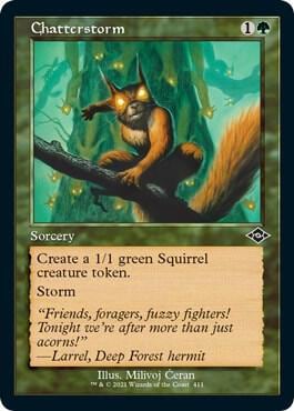 Chatterstorm (Retro Frame) (Foil Etched), Modern Horizons 2 411