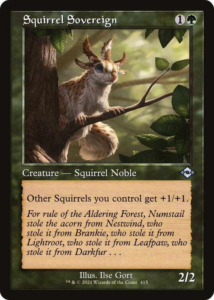 Squirrel Sovereign (Retro Frame), Modern Horizons 2 415