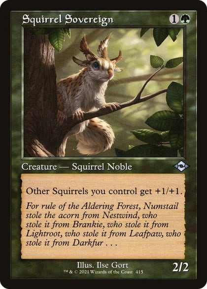 Squirrel Sovereign (Retro Frame), Modern Horizons 2 415