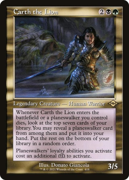 Carth the Lion (Retro Frame), Modern Horizons 2 418