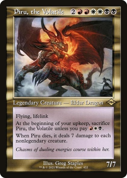 Piru, the Volatile (Retro Frame), Modern Horizons 2 422
