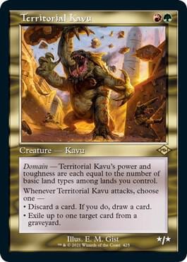 Territorial Kavu (Retro Frame) (Foil Etched), Modern Horizons 2 425