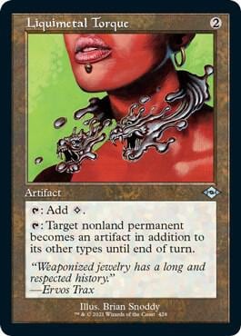 Liquimetal Torque (Retro Frame) (Foil Etched), Modern Horizons 2 428