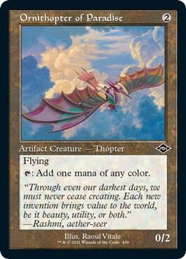 Ornithopter of Paradise (Retro Frame) (Foil Etched), Modern Horizons 2 430
