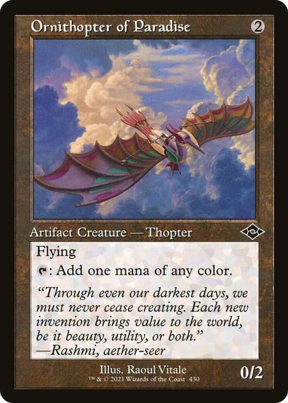 Ornithopter of Paradise (Retro Frame), Modern Horizons 2 430