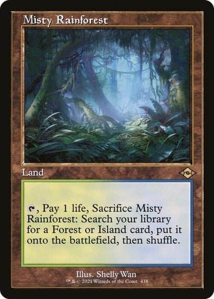 Misty Rainforest (Retro Frame), Modern Horizons 2 438