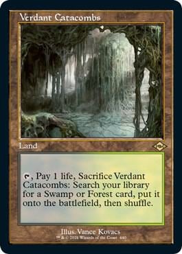 Verdant Catacombs (Retro Frame) (Foil Etched), Modern Horizons 2 440