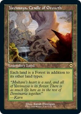 Yavimaya, Cradle of Growth (Retro Frame) (Foil Etched), Modern Horizons 2 441