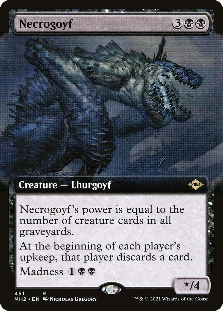 Necrogoyf (Extended Art), Modern Horizons 2 451