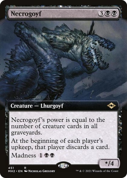 Necrogoyf (Extended Art), Modern Horizons 2 451