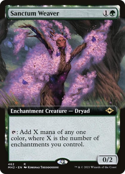 Sanctum Weaver (Extended Art), Modern Horizons 2 462