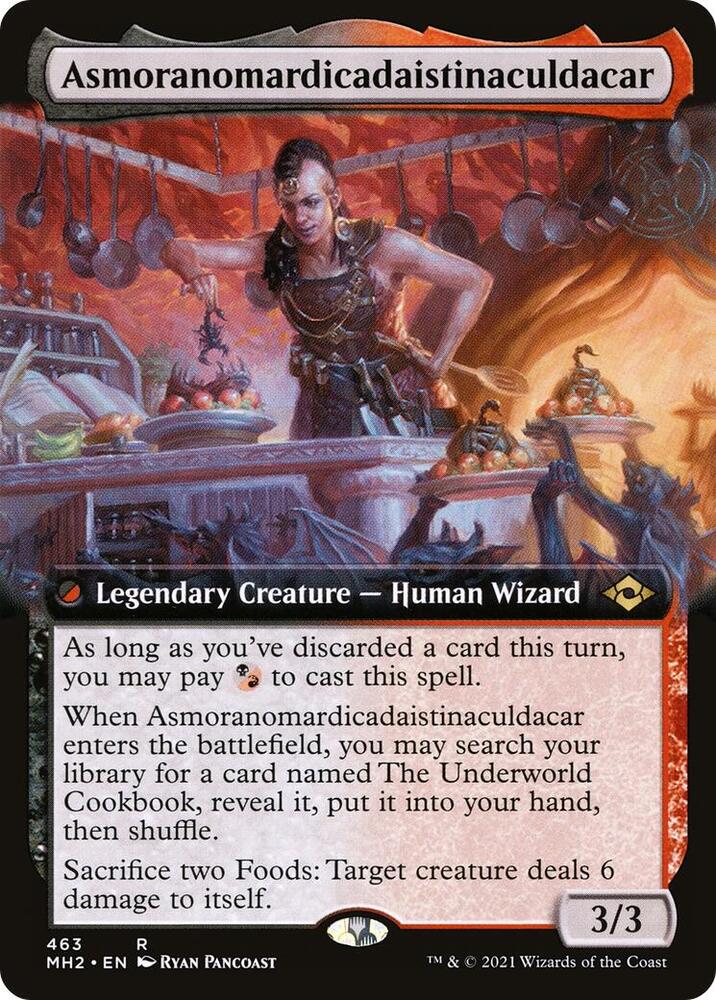 Asmoranomardicadaistinaculdacar (Extended Art), Modern Horizons 2 463