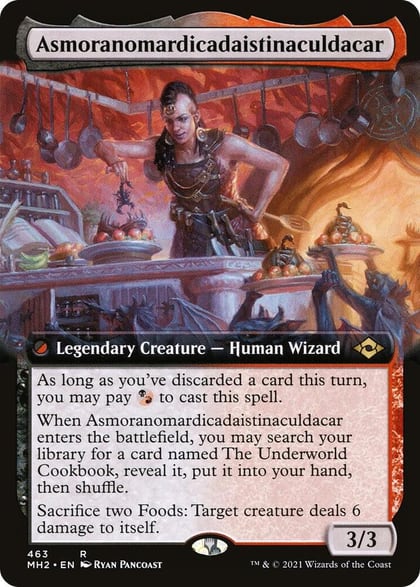 Asmoranomardicadaistinaculdacar (Extended Art), Modern Horizons 2 463