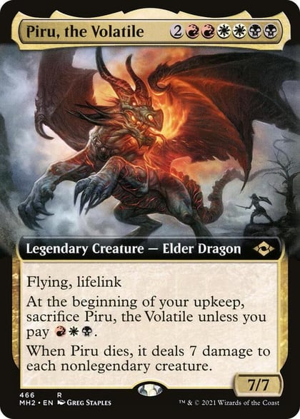 Piru, the Volatile (Extended Art), Modern Horizons 2 466