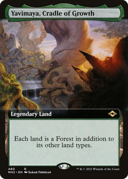 Yavimaya, Cradle of Growth (Extended Art), Modern Horizons 2 480