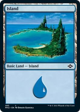 Island (483) (Foil Etched), Modern Horizons 2 483