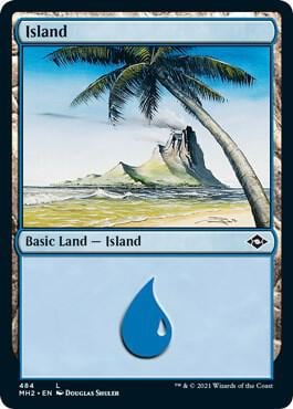 Island (484) (Foil Etched), Modern Horizons 2 484
