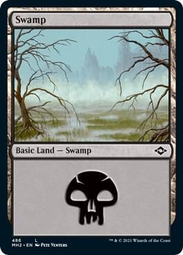 Swamp (486) (Foil Etched), Modern Horizons 2 486
