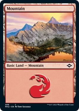 Mountain (488) (Foil Etched), Modern Horizons 2 488