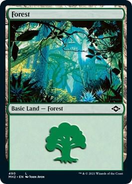 Forest (490) (Foil Etched), Modern Horizons 2 490
