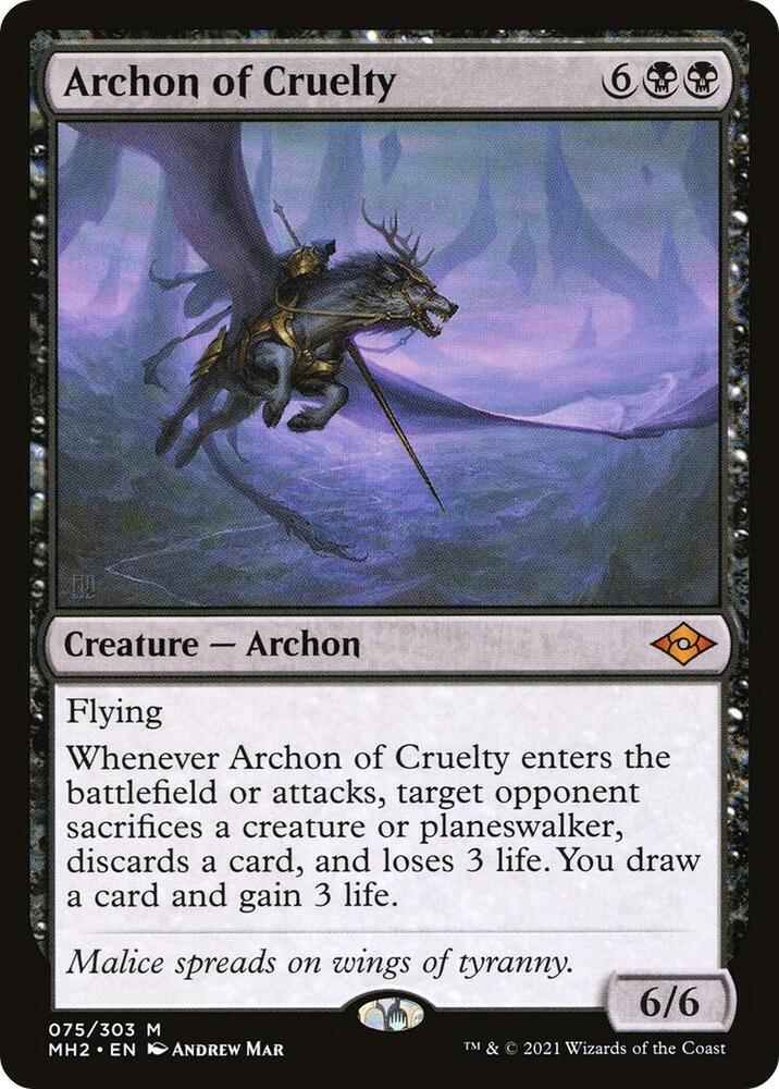 Archon of Cruelty, Modern Horizons 2 75