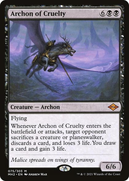 Archon of Cruelty, Modern Horizons 2 75