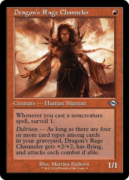 Dragon's Rage Channeler (Retro Frame), Modern Horizons 2 9