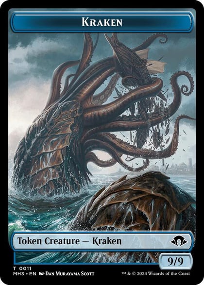 Kraken // Energy Reserve Double-Sided Token, Modern Horizons 3 11 // 36