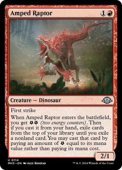 Amped Raptor, Modern Horizons 3 114