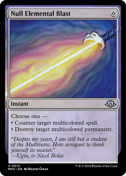 Null Elemental Blast, Modern Horizons 3 12