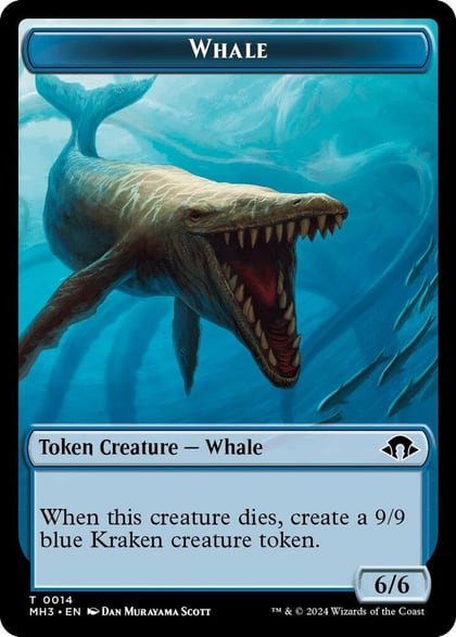 Whale // Energy Reserve Double-Sided Token, Modern Horizons 3 14 // 36