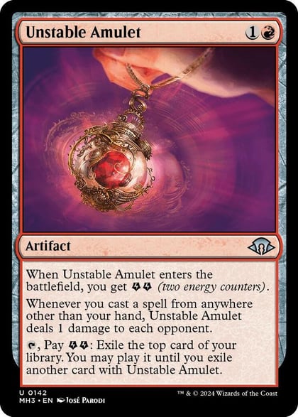 Unstable Amulet, Modern Horizons 3 142