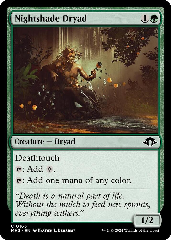 Nightshade Dryad, Modern Horizons 3 163