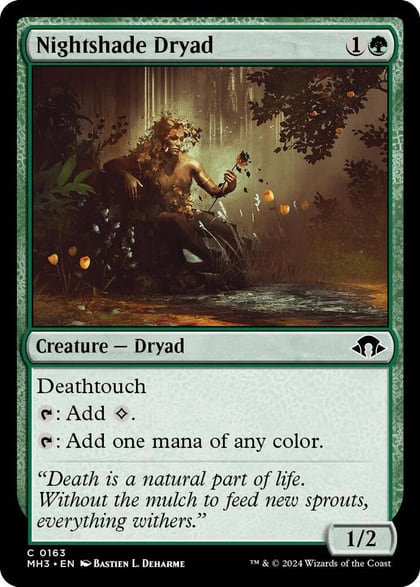 Nightshade Dryad, Modern Horizons 3 163