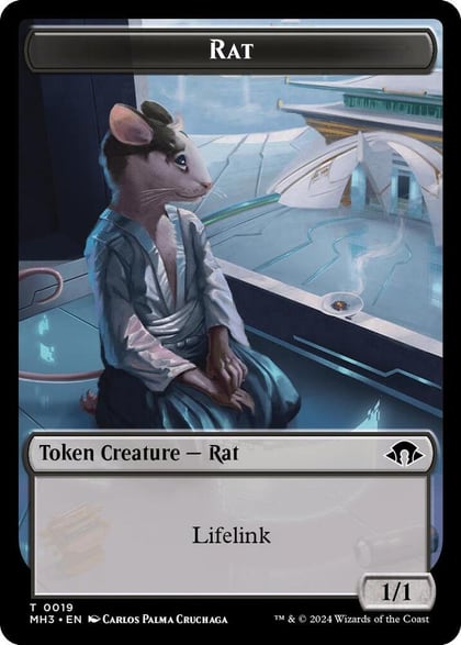 Rat // Energy Reserve Double-Sided Token, Modern Horizons 3 19 // 36