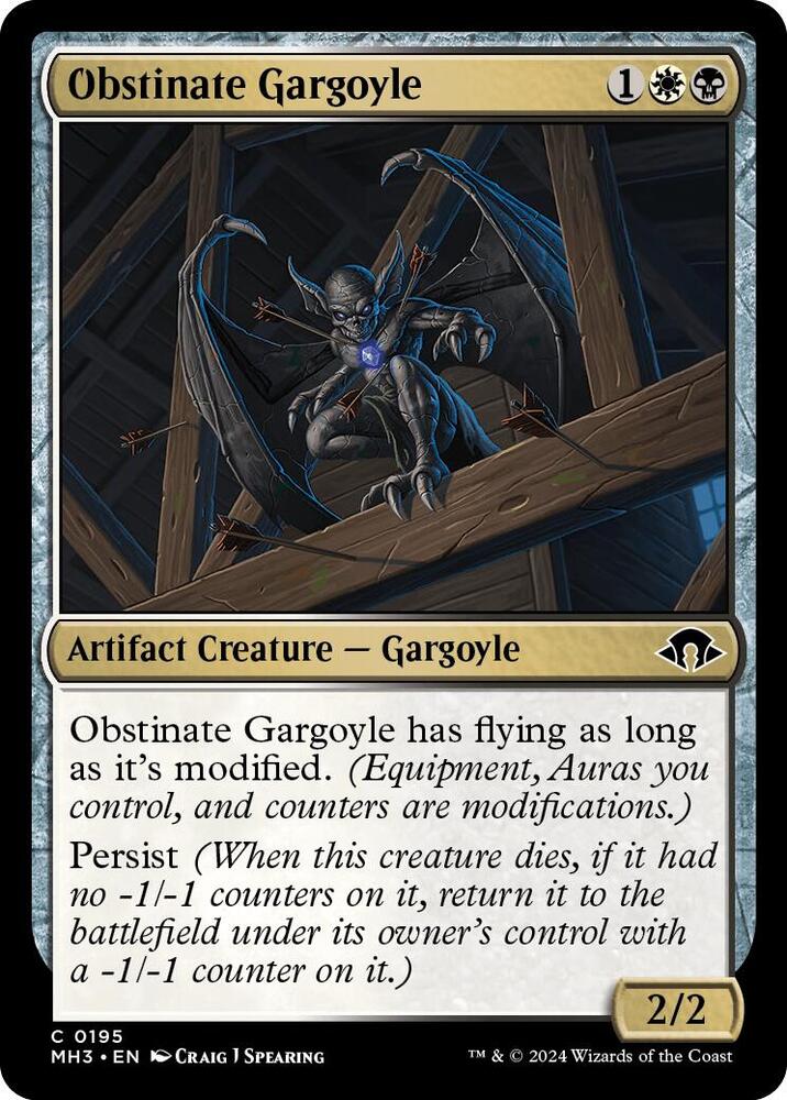 Obstinate Gargoyle, Modern Horizons 3 195