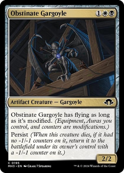 Obstinate Gargoyle, Modern Horizons 3 195