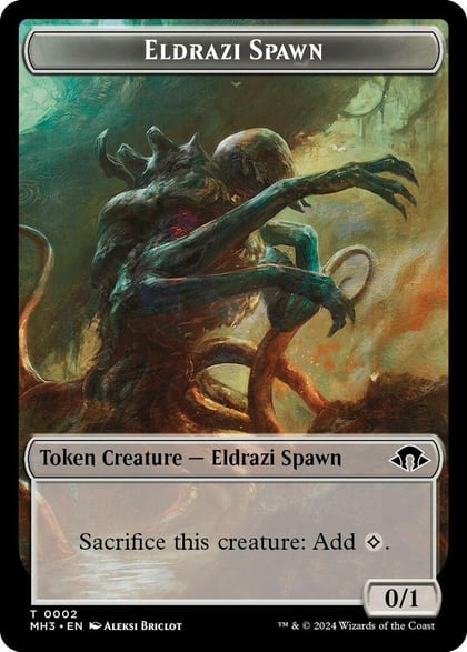 Eldrazi Spawn // Copy Double-Sided Token, Modern Horizons 3 2 // 1