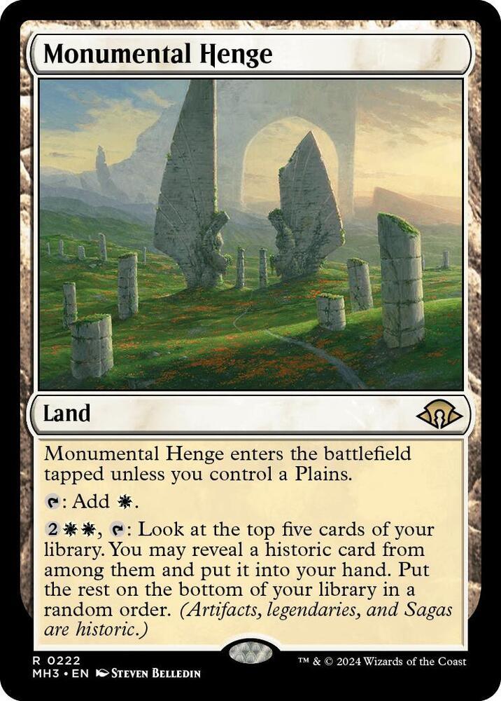 Monumental Henge, Modern Horizons 3 222
