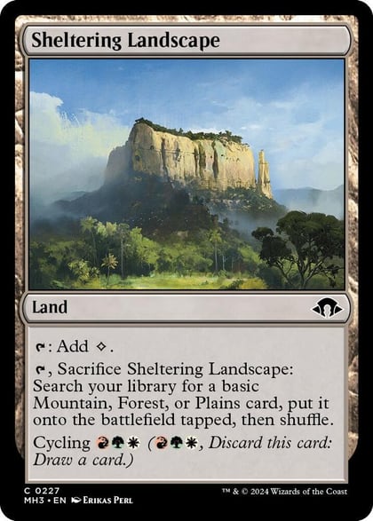 Sheltering Landscape, Modern Horizons 3 227