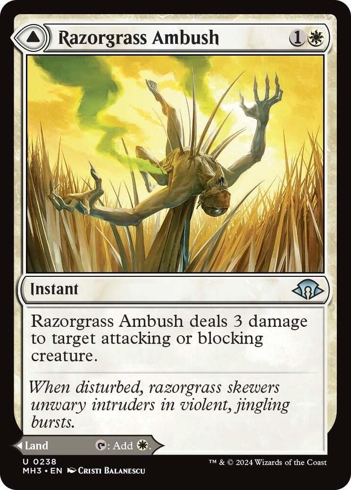 Razorgrass Ambush, Modern Horizons 3 238