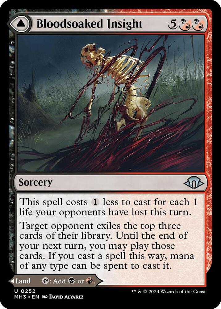 Bloodsoaked Insight, Modern Horizons 3 252